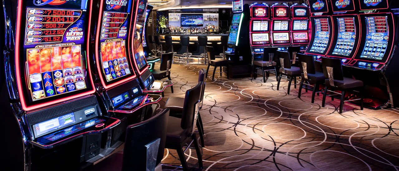Versuchen Sie Ihr Glück im Casino.