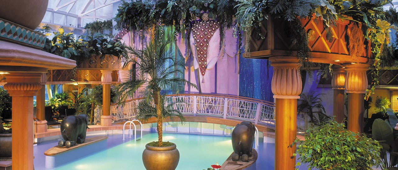 Das Solarium – reserviert für Erwachsene