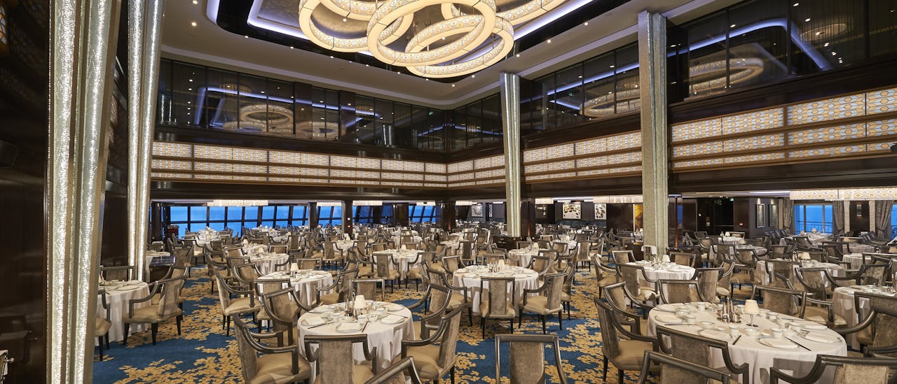 Manhattan Room - einer der drei kostenlosen Speisesäle.