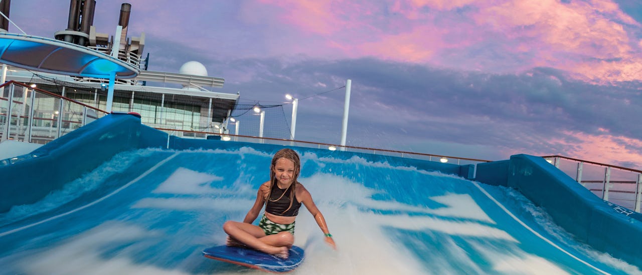 Der Surfsimulator Flowrider