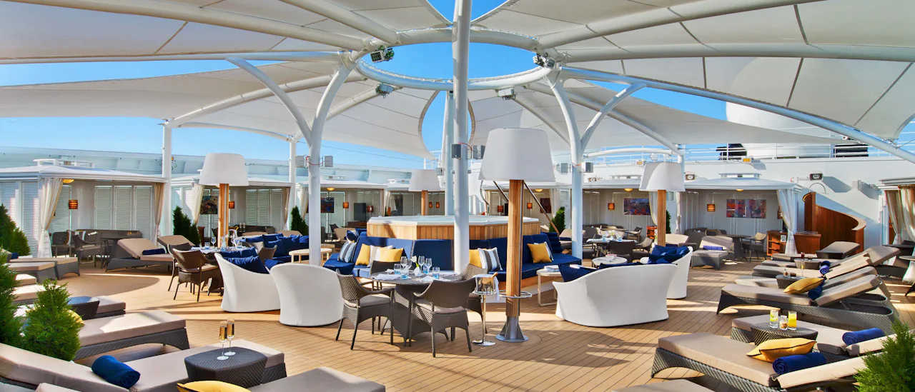 The Retreat ist die Oase der Entspannung auf dem Schiff