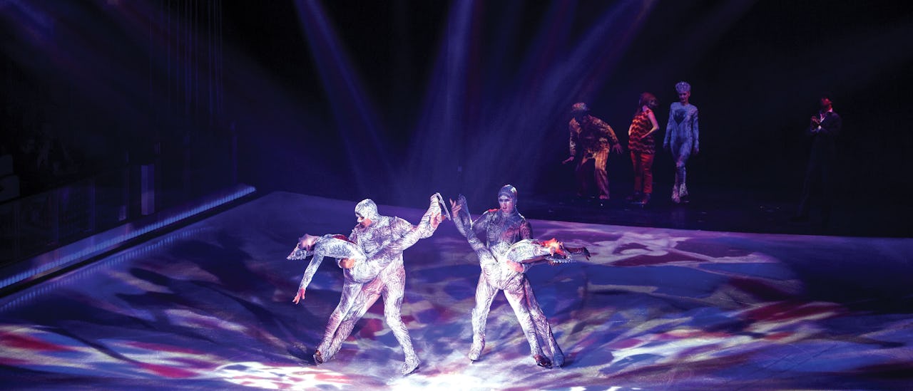 Spektakuläre Eislaufshows im Studio B
