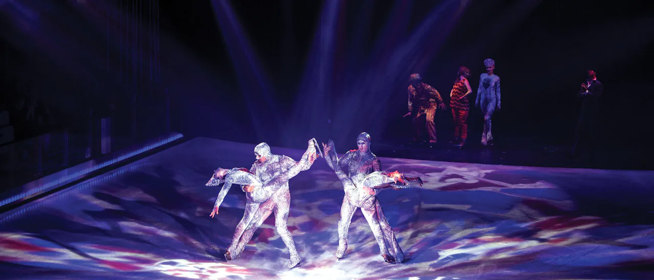 Spektakuläre Eislaufshows im Studio B
