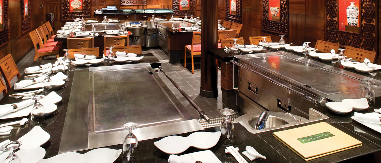 Das Spezialitätenrestaurant Teppanyaki