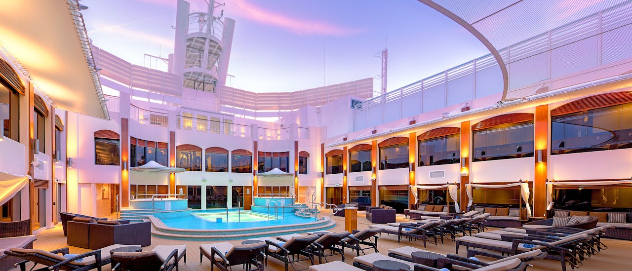 The Haven - ein privater Bereich für Suitengäste.