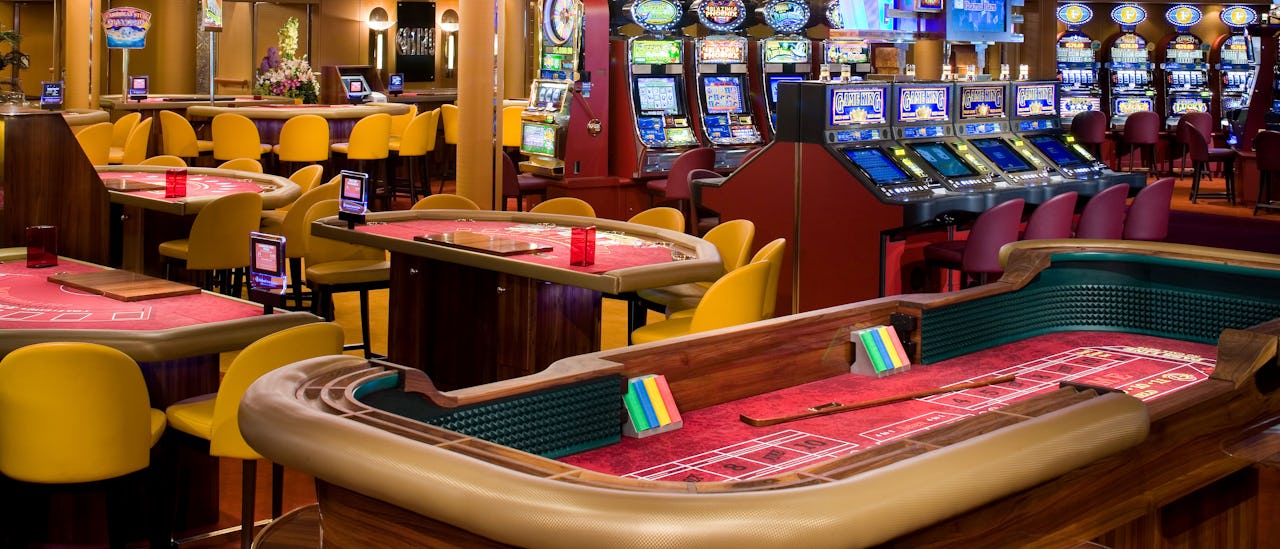 Versuchen Sie Ihr Glück im Casino.