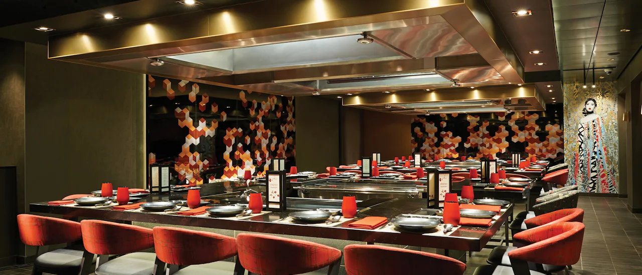 Das Spezialitätenrestaurant Teppanyaki