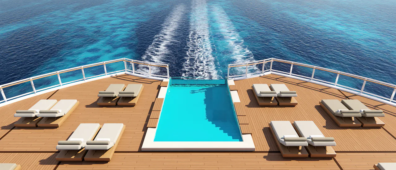 Sonnendeck von The Haven