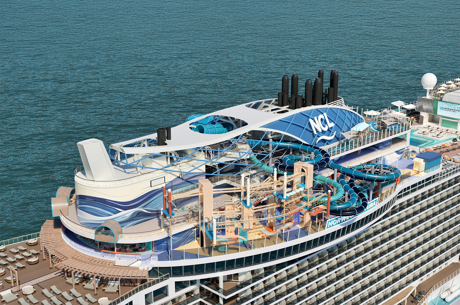 Ocean Heights – ein aufregender Vergnügungsbereich auf drei Decks – wird zum neuen Lieblingsort Ihrer Familie