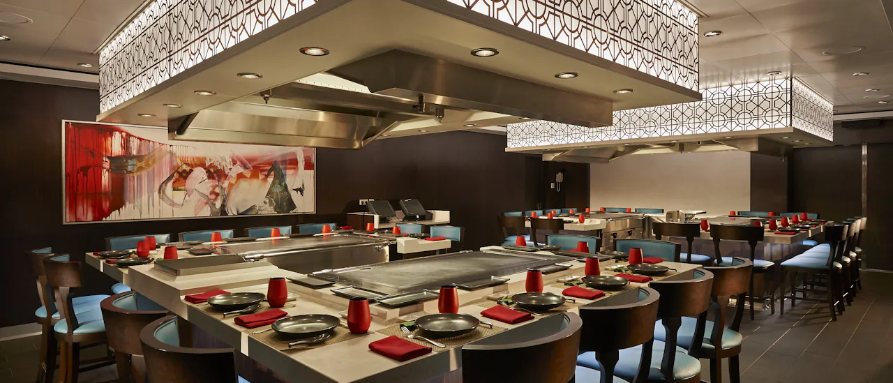 Das Spezialitätenrestaurant Teppanyaki
