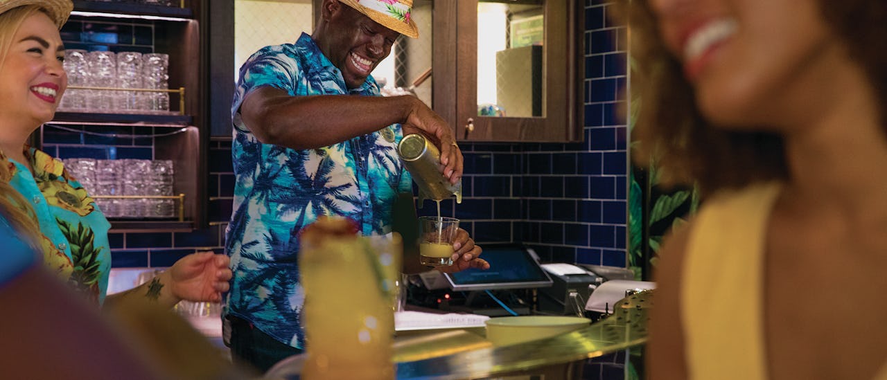 Karibik-Vibes in der Poolbar