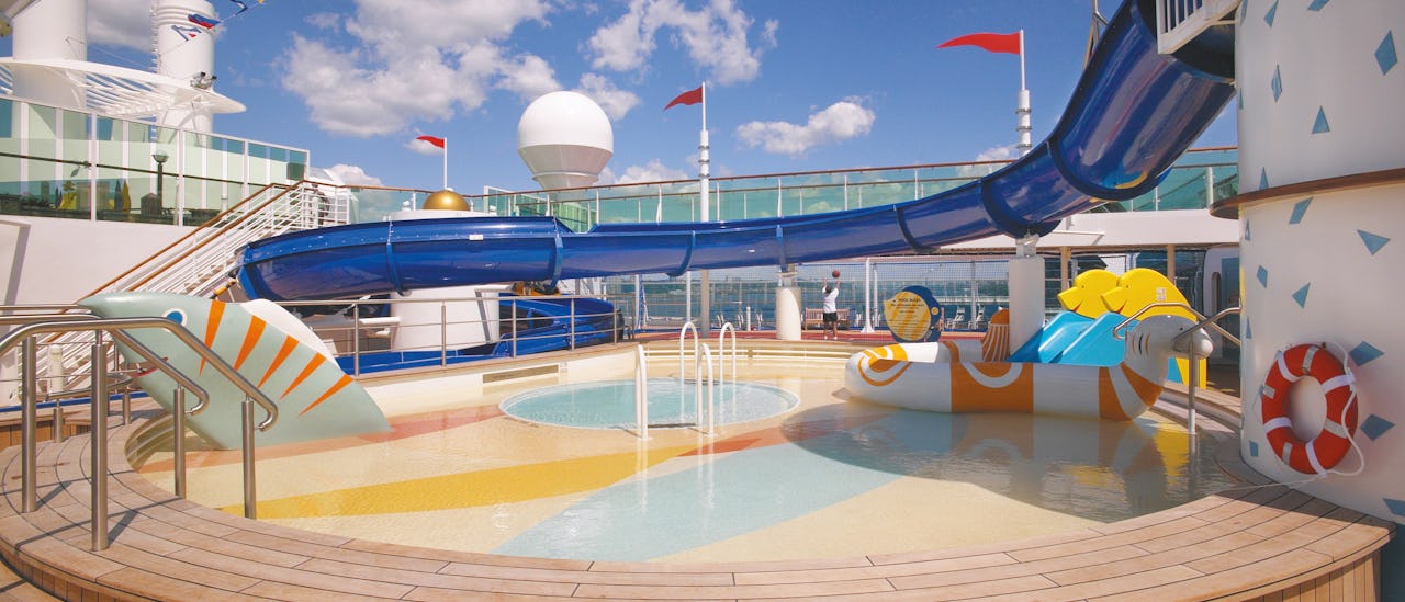 Der Poolbereich für Kinder