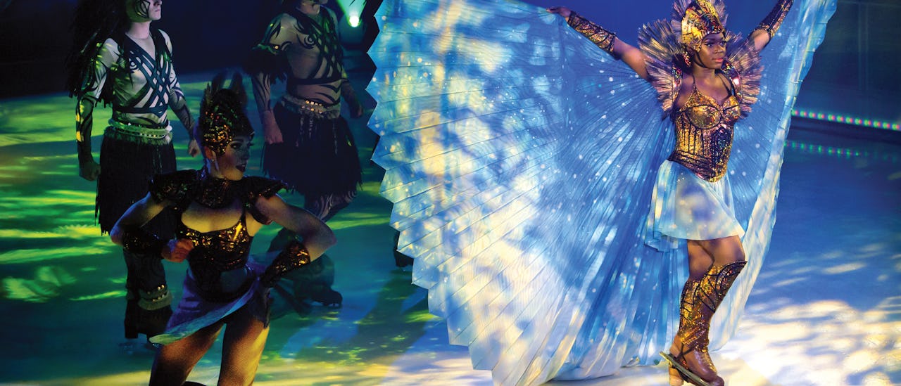 Spektakuläre Eislaufshows im Studio B