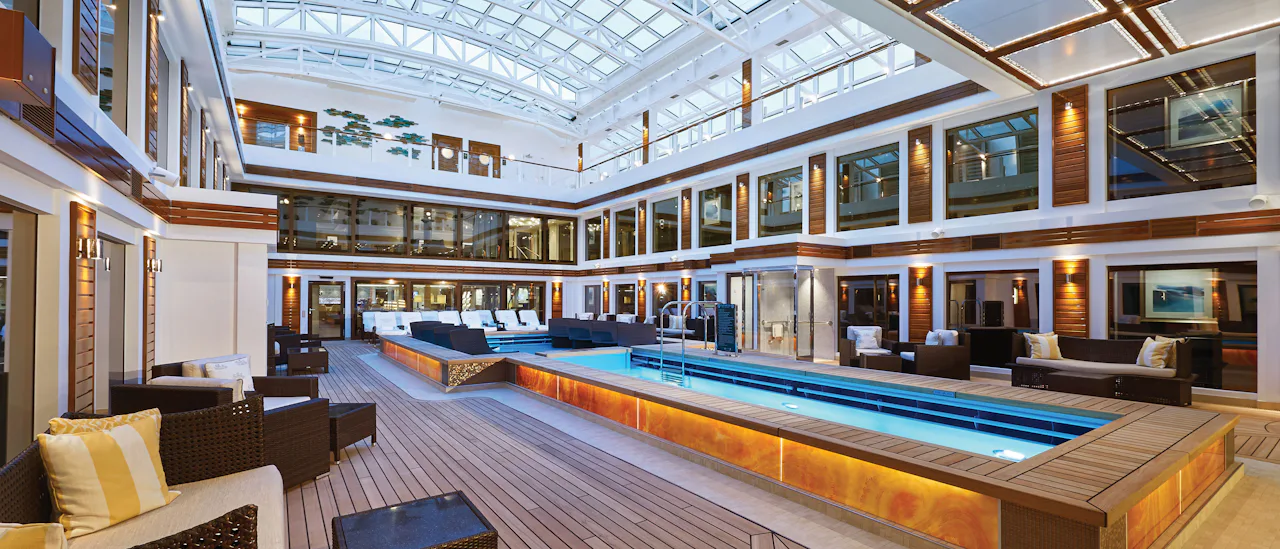 The Haven - ein privater Bereich für Suitengäste.