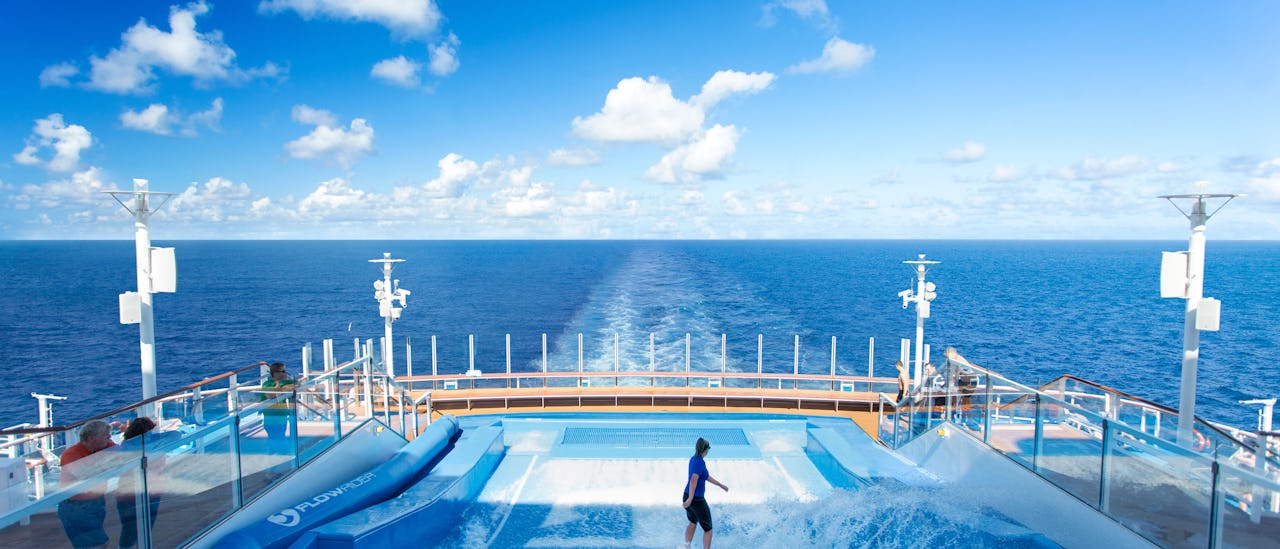 Der Surfsimulator Flowrider