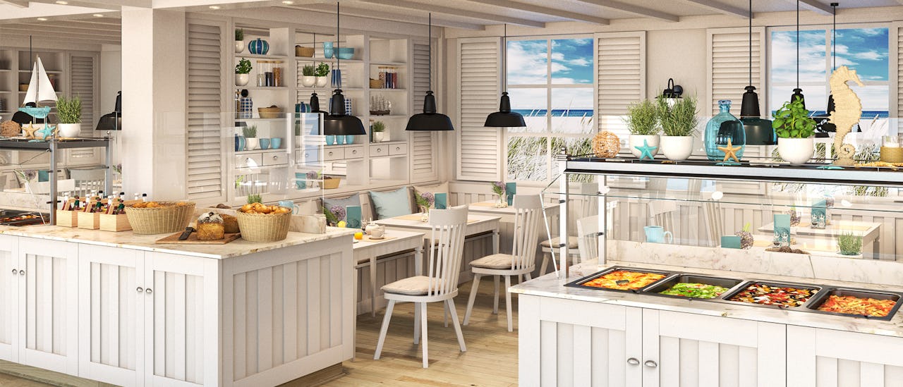 Beach House Restaurant auf AIDAcosma